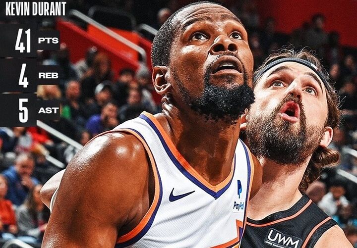 پیروزی سانز با ۴۱ امتیاز دورنت/ گلدن استیت مغلوب کلیولند شد پیروزی سانز با ۴۱ امتیاز دورنت/ گلدن استیت مغلوب کلیولند شد