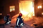 آتش به جان فروشگاه لوازم خانگی زنجان افتاد