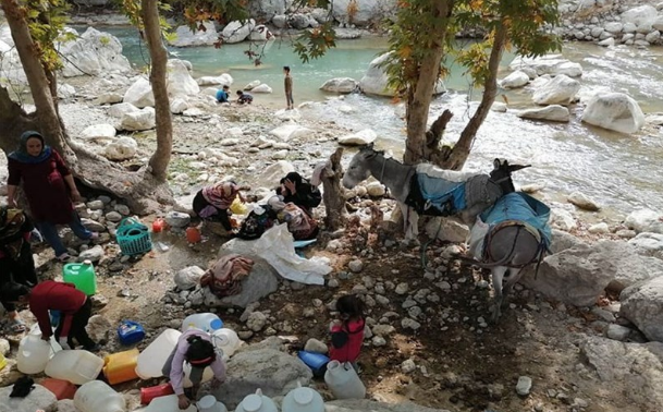 بیآبی در دهستان سیلاب و کلوار در بخش مارگون + عکس