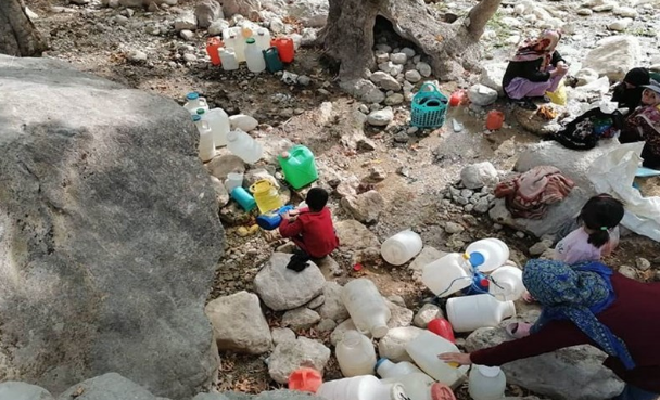 بیآبی در دهستان سیلاب و کلوار در بخش مارگون + عکس