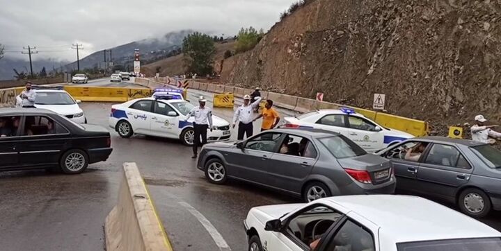 انسداد مقطعی کندوان تا فردا ادامه دارد