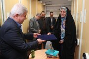 سردار ناظر از مدیر کتابخانه موزه ملی انقلاب اسلامی و دفاع مقدس تقدیر کرد