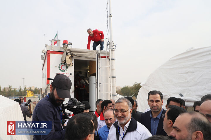 تمرین اسکان اضطراری کلانشهر تهران