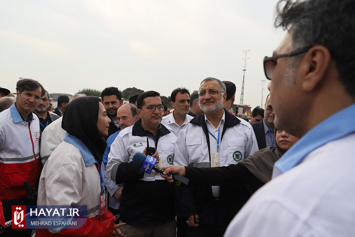 تمرین اسکان اضطراری کلانشهر تهران