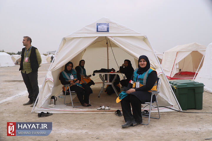 تمرین اسکان اضطراری کلانشهر تهران