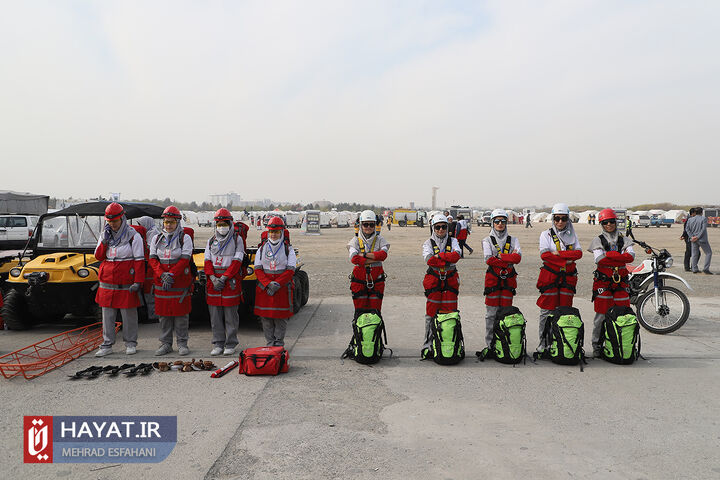 تمرین اسکان اضطراری کلانشهر تهران