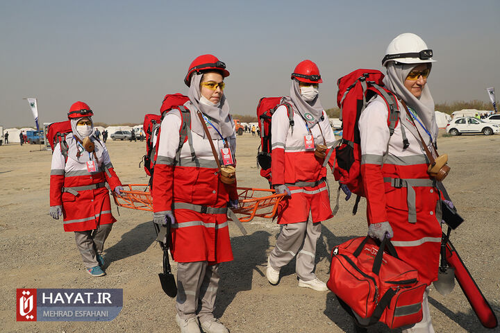 تمرین اسکان اضطراری کلانشهر تهران