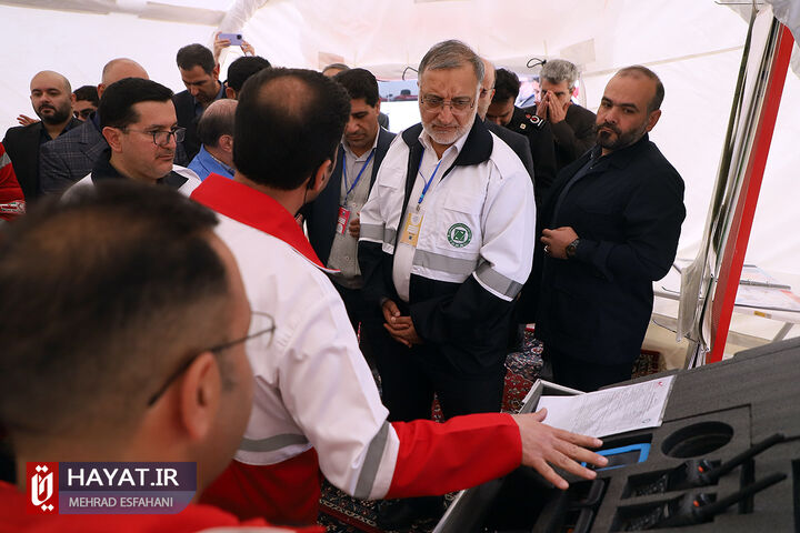 تمرین اسکان اضطراری کلانشهر تهران