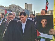 راهپیمایی مردم تهران در حمایت از کودکان غزه
