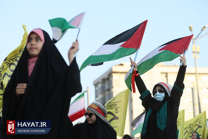 اجتماع سراسری مردم تران در حمایت از کودکان فلسطین