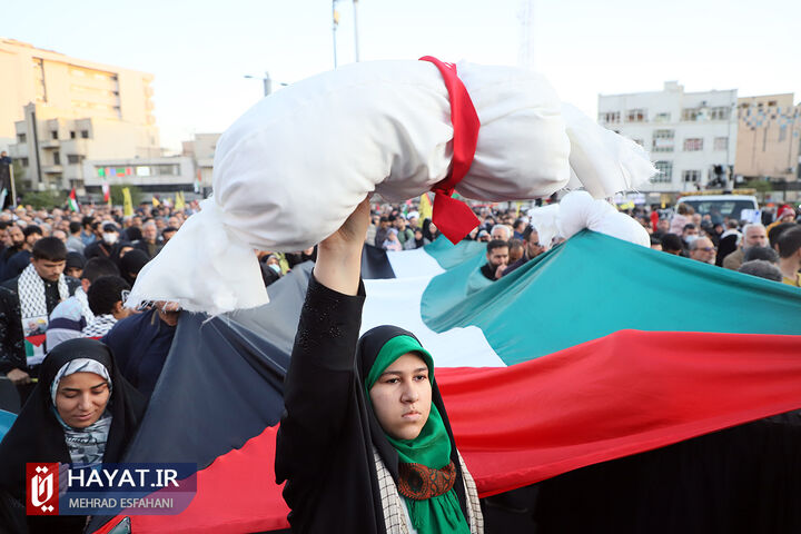 اجتماع سراسری مردم تران در حمایت از کودکان فلسطین