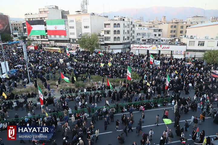 اجتماع سراسری مردم تران در حمایت از کودکان فلسطین