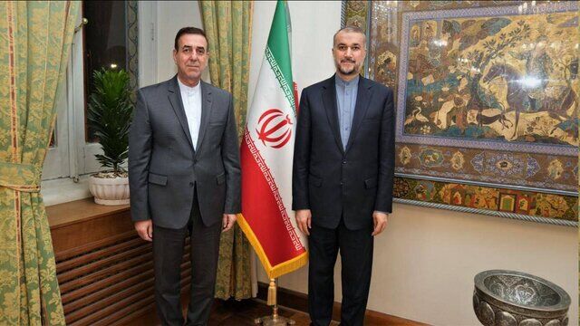 دیدار سرکنسول جدید ایران در فرانکفورت با وزیر امور خارجه