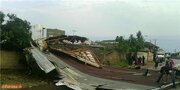 خسارت طوفان در مازندران