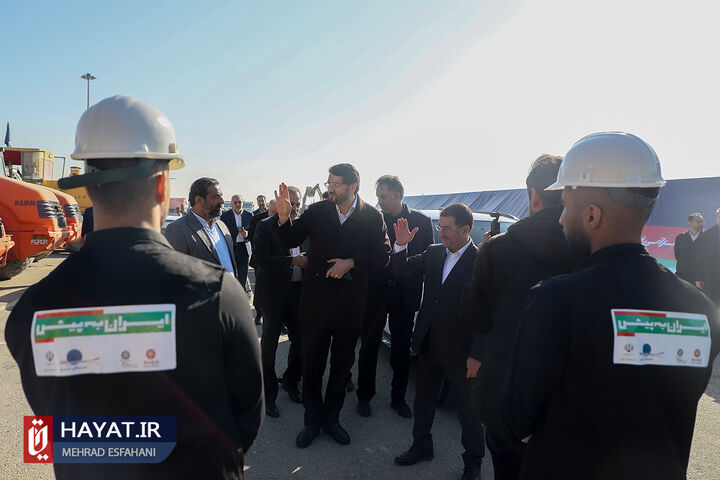 آیین شروع عملیات عمرانی فاز ۲ شهر فرودگاهی امام خمینی (ره)