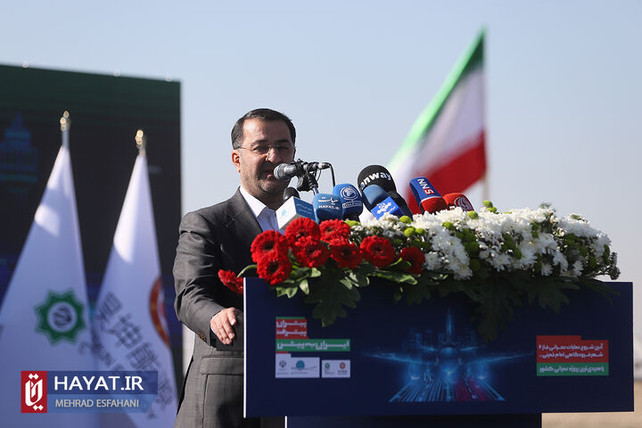 آیین شروع عملیات عمرانی فاز ۲ شهر فرودگاهی امام خمینی (ره)