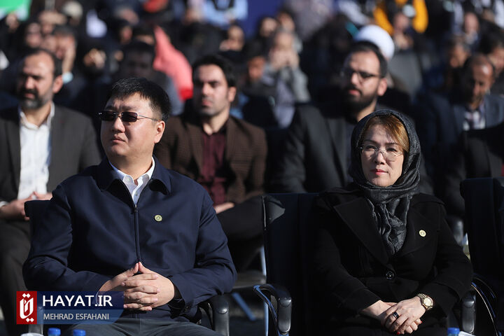 آیین شروع عملیات عمرانی فاز ۲ شهر فرودگاهی امام خمینی (ره)