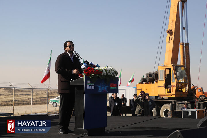 آیین شروع عملیات عمرانی فاز ۲ شهر فرودگاهی امام خمینی (ره)