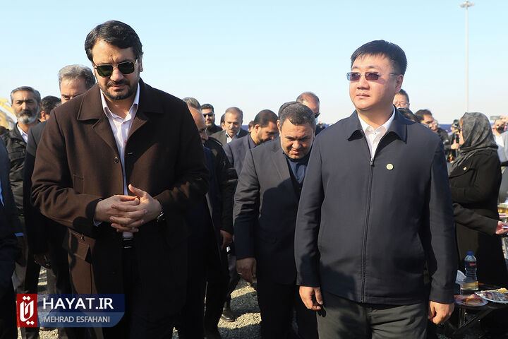 آیین شروع عملیات عمرانی فاز ۲ شهر فرودگاهی امام خمینی (ره)