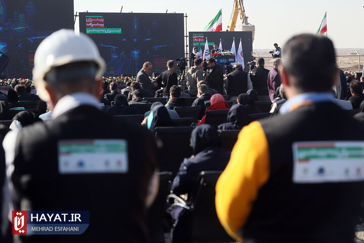 آیین شروع عملیات عمرانی فاز ۲ شهر فرودگاهی امام خمینی (ره)