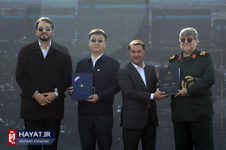 آیین شروع عملیات عمرانی فاز ۲ شهر فرودگاهی امام خمینی (ره)