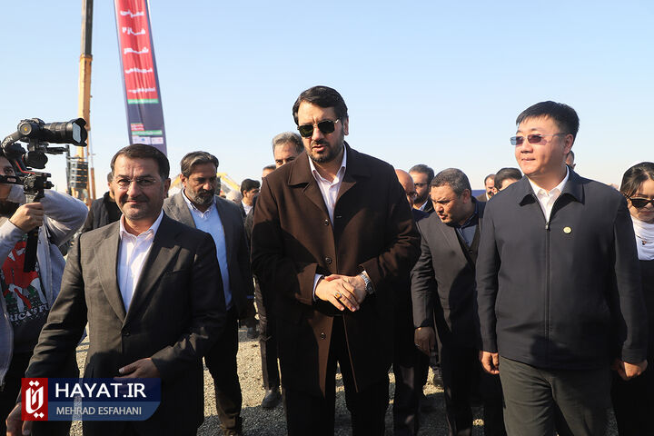 آیین شروع عملیات عمرانی فاز ۲ شهر فرودگاهی امام خمینی (ره)