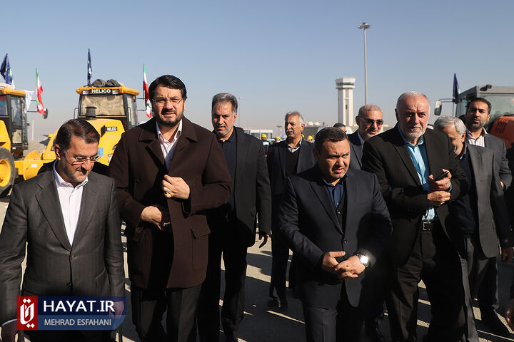 آیین شروع عملیات عمرانی فاز ۲ شهر فرودگاهی امام خمینی (ره)