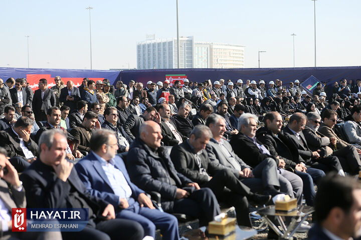 آیین شروع عملیات عمرانی فاز ۲ شهر فرودگاهی امام خمینی (ره)