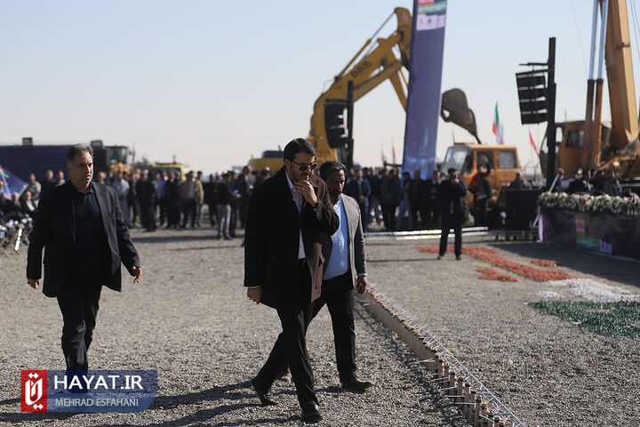 آیین شروع عملیات عمرانی فاز ۲ شهر فرودگاهی امام خمینی (ره)