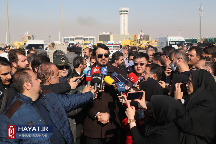 آیین شروع عملیات عمرانی فاز ۲ شهر فرودگاهی امام خمینی (ره)