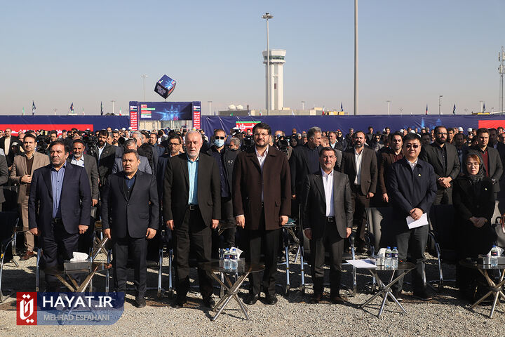 آیین شروع عملیات عمرانی فاز ۲ شهر فرودگاهی امام خمینی (ره)