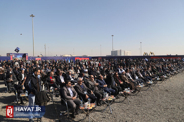 آیین شروع عملیات عمرانی فاز ۲ شهر فرودگاهی امام خمینی (ره)