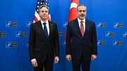 دیدار وزیر خارجه ترکیه و دبیرکل ناتو در بروکسل