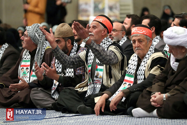 دیدار هزاران نفر از بسیجیان با رهبر معظم انقلاب اسلامی