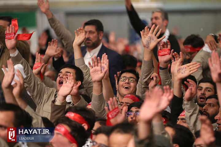 دیدار هزاران نفر از بسیجیان با رهبر معظم انقلاب اسلامی