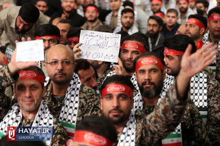 دیدار هزاران نفر از بسیجیان با رهبر معظم انقلاب اسلامی