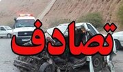 ۸ مصدوم درپی سانحه تصادف در محور کرمانشاه-روانسر