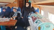 همکاری اورژانس استان تهران، اورژانس اهواز و هوانیروز ارتش برای نجات جان ۲ نوزاد