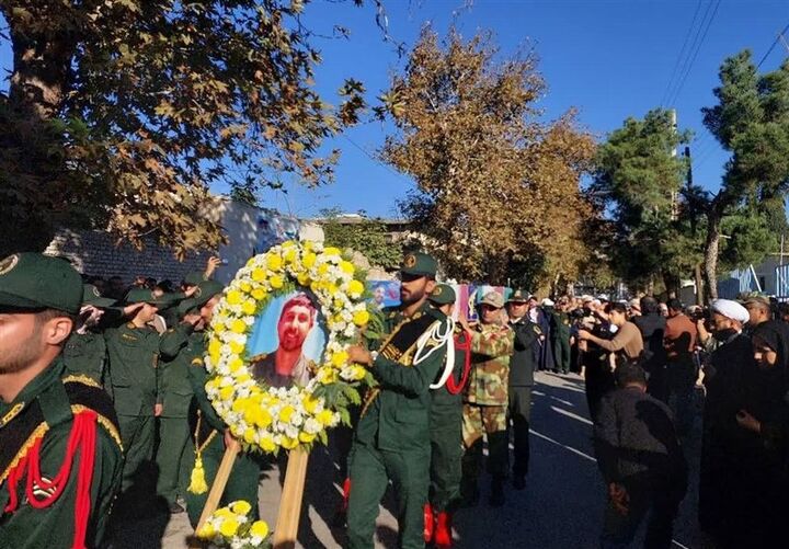 پیکر شهید "تولی" در امامزاده زید آرام گرفت   پیکر شهید "تولی" در امامزاده زید آرام گرفت