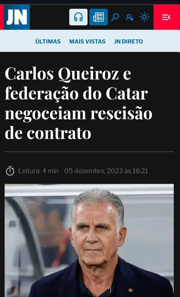 کیروش از قطر هم اخراج شد