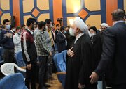 دیدار رئیس قوه قضائیه با دانشجویان اردبیل
