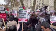 تظاهرات دانشگاهیان انگلیسی در حمایت از غزه