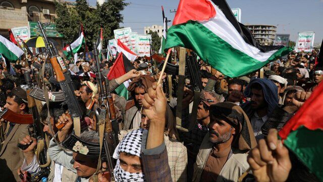 راهپیمایی گسترده حمایت از غزه در یمن و اردن