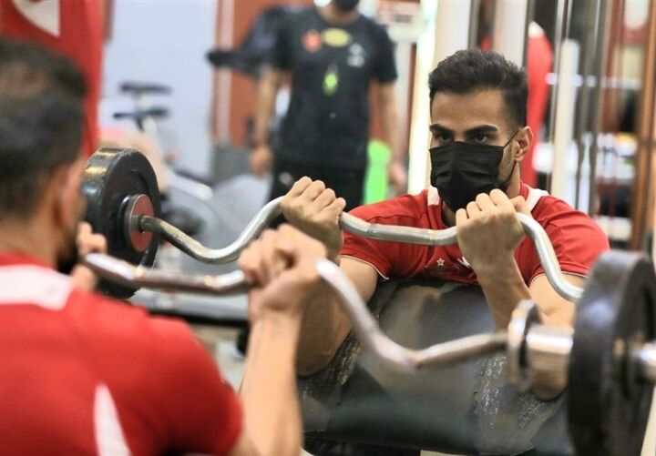 تمرین ویژه پرسپولیس در سالن بدنسازی و استخر تمرین ویژه پرسپولیس در سالن بدنسازی و استخر