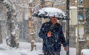 آغاز بارش برف و باران در استان زنجان