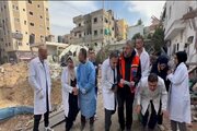 تیراندازی صهیونیست‌ها به کنفرانس خبری وزارت بهداشت نوار غزه