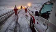 نجات ۲۸ نفر متاثر از برف و کولاک در شمال آذربایجان غربی