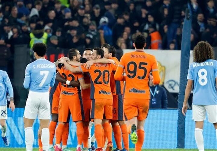 گام بلند اینتر برای قهرمانی نیمفصل با غلبه بر لاتزیو گام بلند اینتر برای قهرمانی نیمفصل با غلبه بر لاتزیو