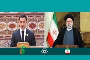 رضایت رئیسی از رشد روابط ایران و ترکمنستان به ویژه در عرصه تجاری