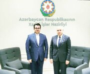 تحولات قفقاز، محور رایزنی سفیر ایران و مقام ارشد جمهوری آذربایجان